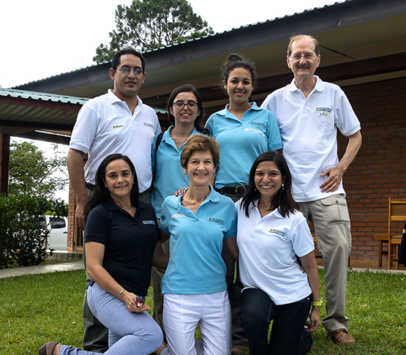 Kenoli Team: (back row) Edwin, Andrea, Gabriela, Ken, (front row) Magda, Vera & Tatiana